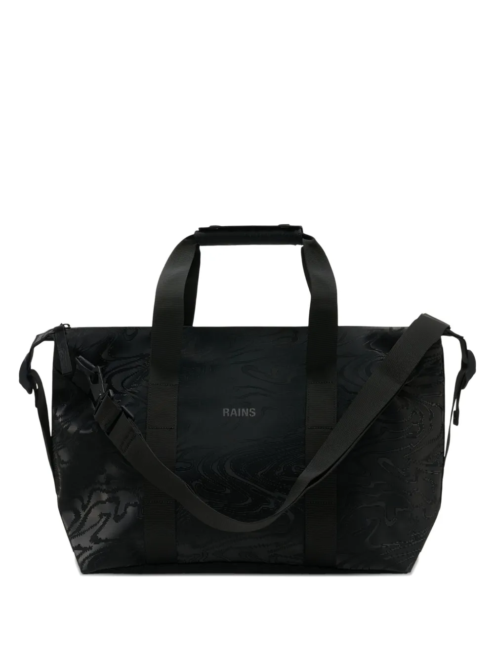 Rains Hilo adjustable-strap holdall bag - Nero