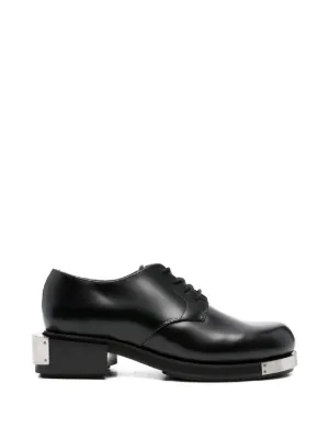 Stefan Cooke Slashed square-toe Derby Shoes | Black | FARFETCH PL