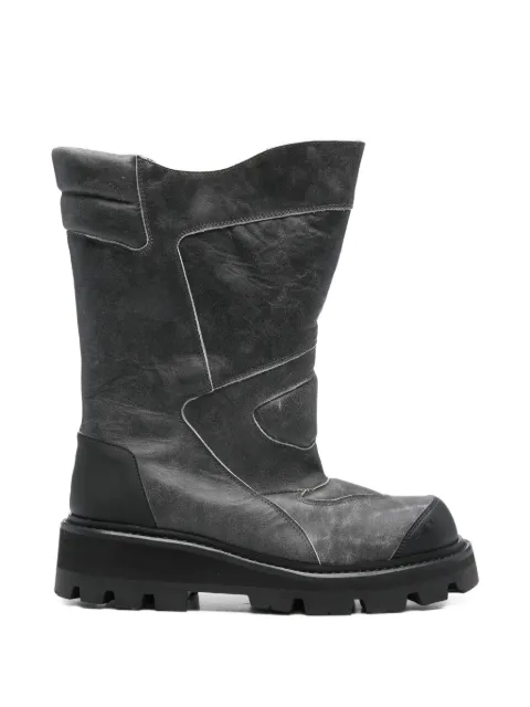 GmbH  Aeon high shaft cracked leather boots