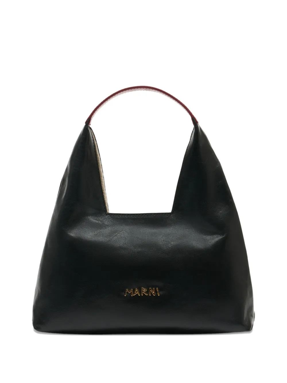 Marni mini leather shoulder bag - Nero