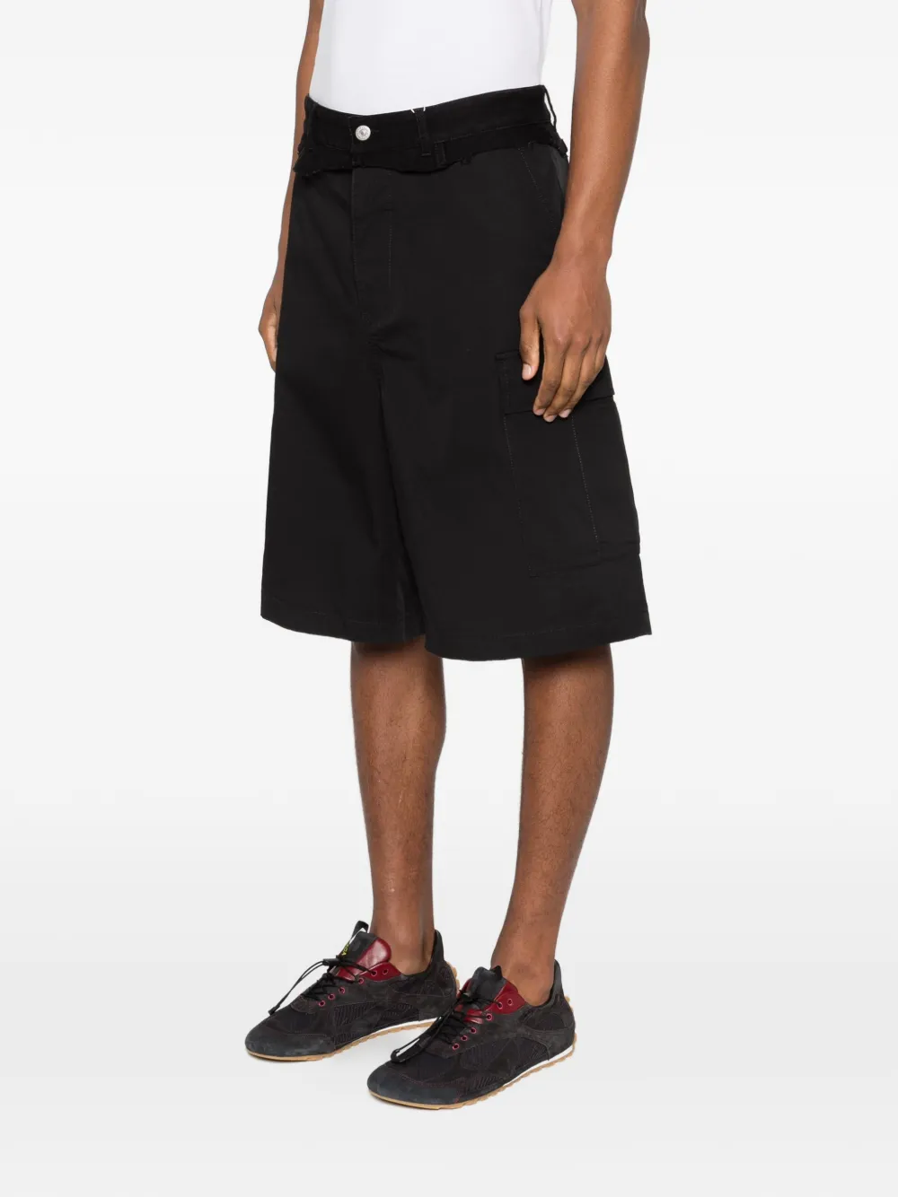 MM6 Maison Margiela Cargo shorts Zwart