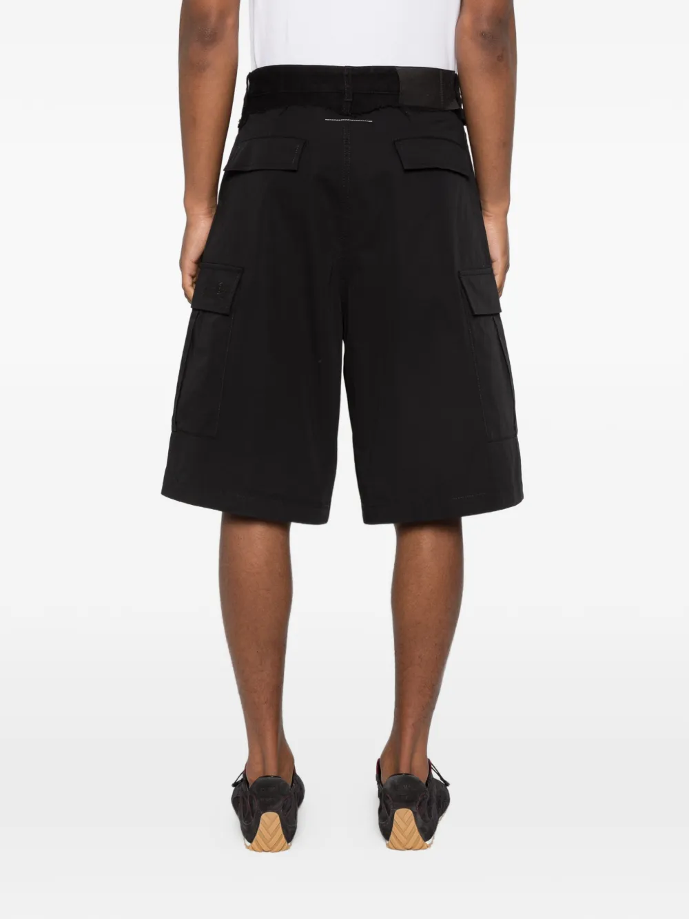 MM6 Maison Margiela Cargo shorts Zwart