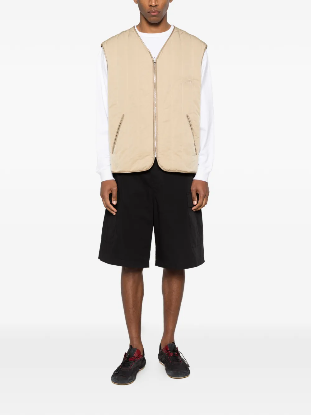 MM6 Maison Margiela Cargo shorts Zwart