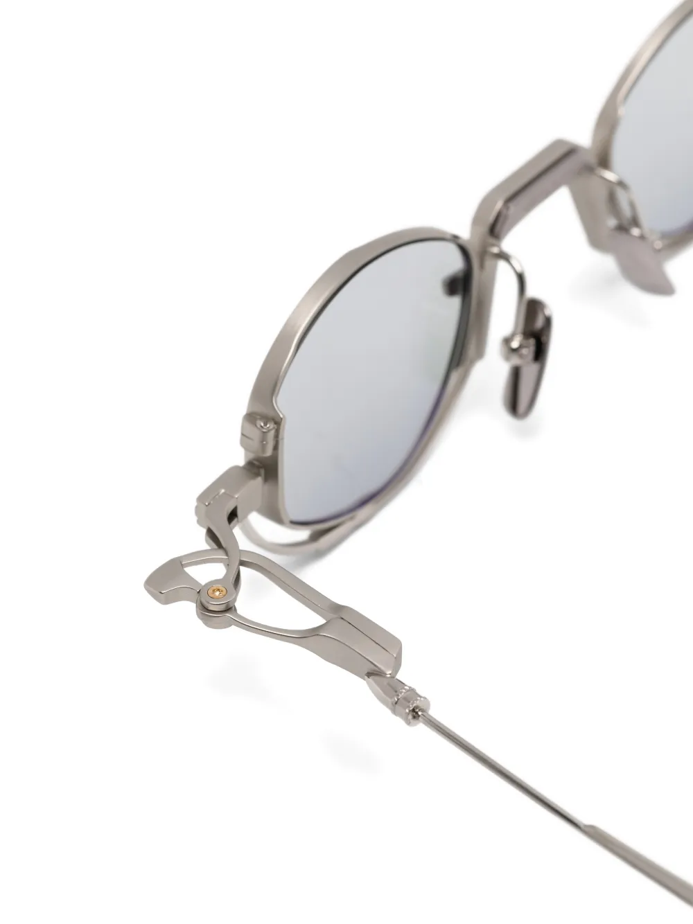  Voa Collective Nivara Round-frame Sunglasses - Silver 