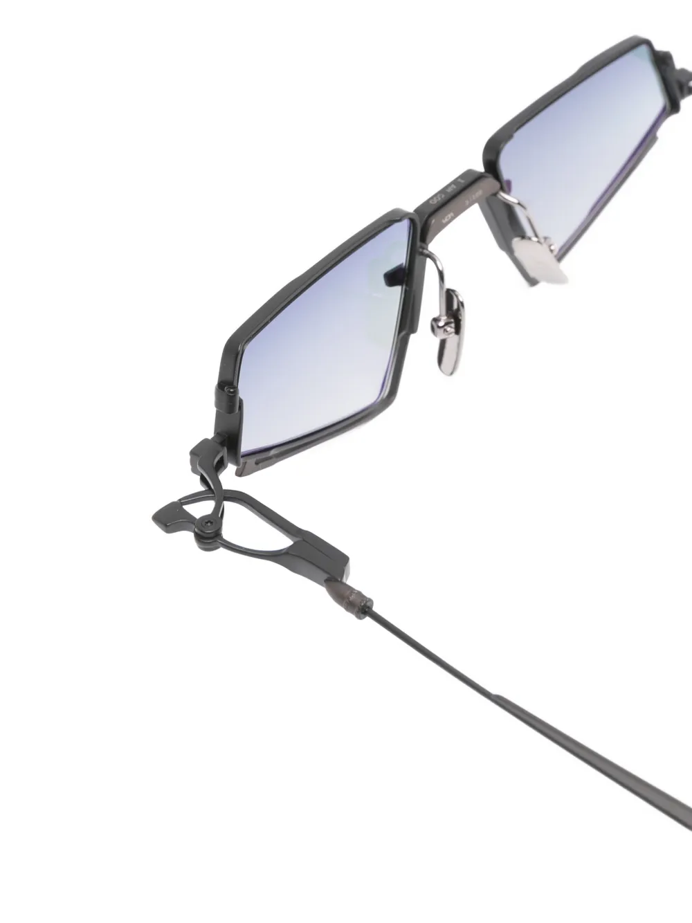  Voa Collective Padma Geometric-frame Sunglasses - Black 