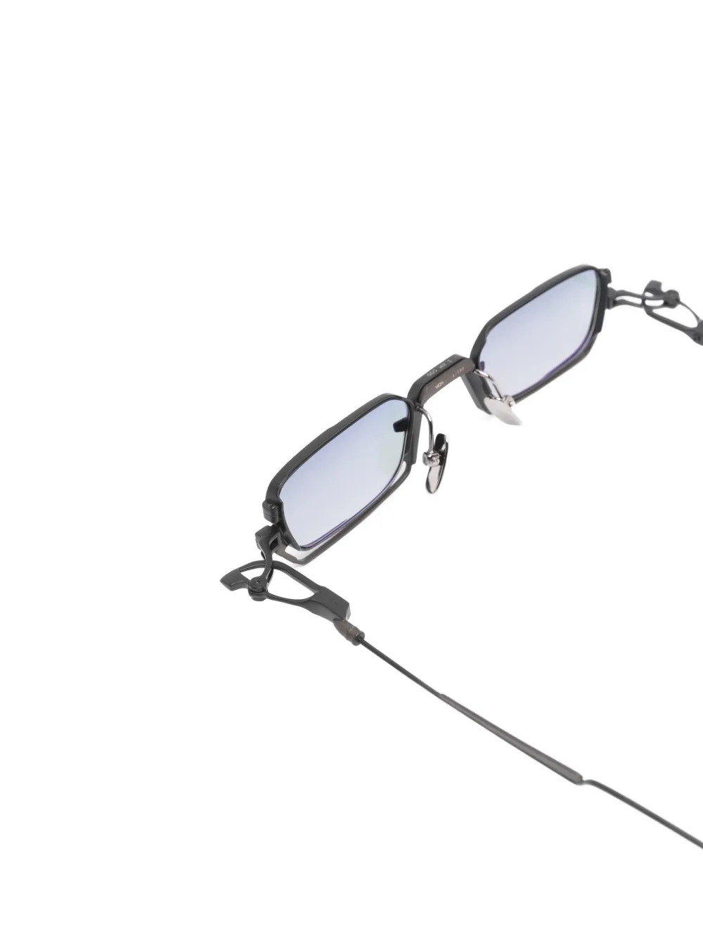  Voa Collective Orionis Rectangle-frame Sunglasses - Black 