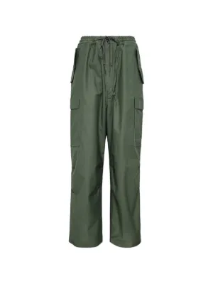 Junya Watanabe MAN cargo-pocket Urethane Trousers | Green | FARFETCH