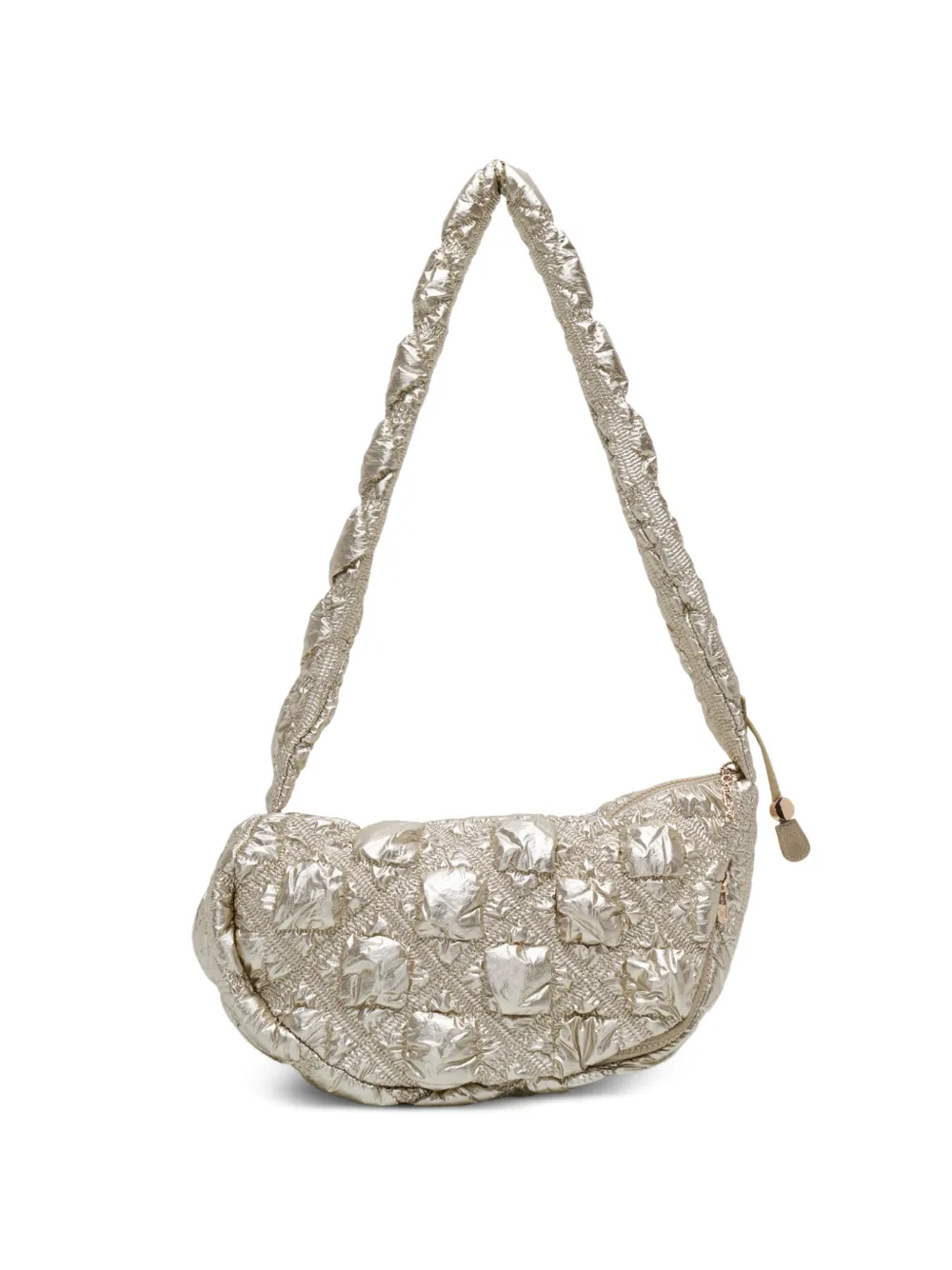 CARLYN Borsa a spalla Cozy Glaze trapuntata - Oro
