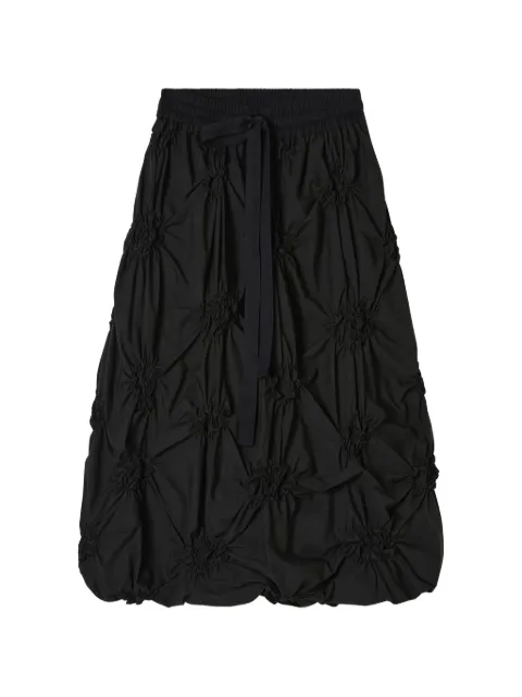 Lee Mathews Johanna drawstring gathered midi skirt