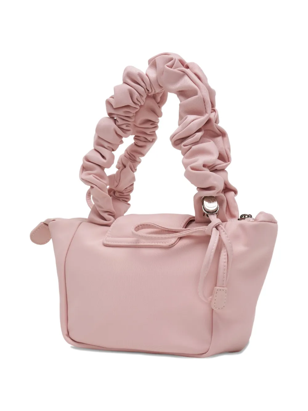 CARLYN Buddy mini-shopper met ruches Roze