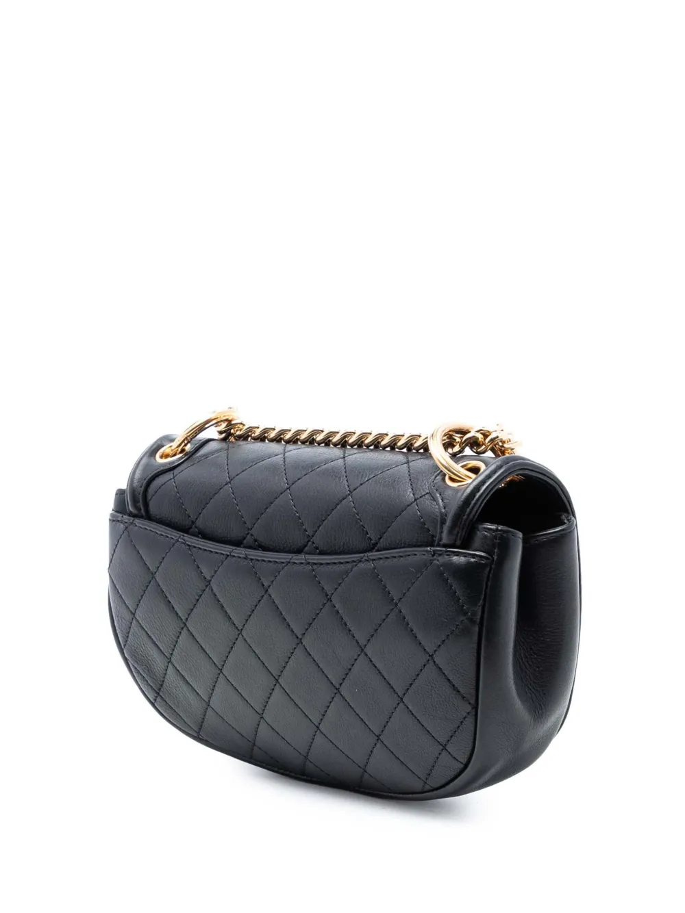 2019 Small Quilted Calfskin Underline Flap Crossbody Bag