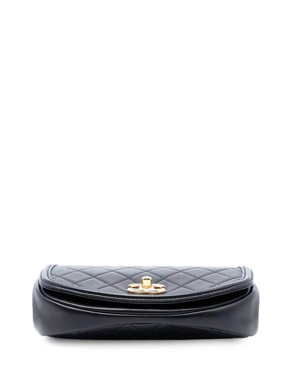 2019 Small Quilted Calfskin Underline Flap Crossbody Bag