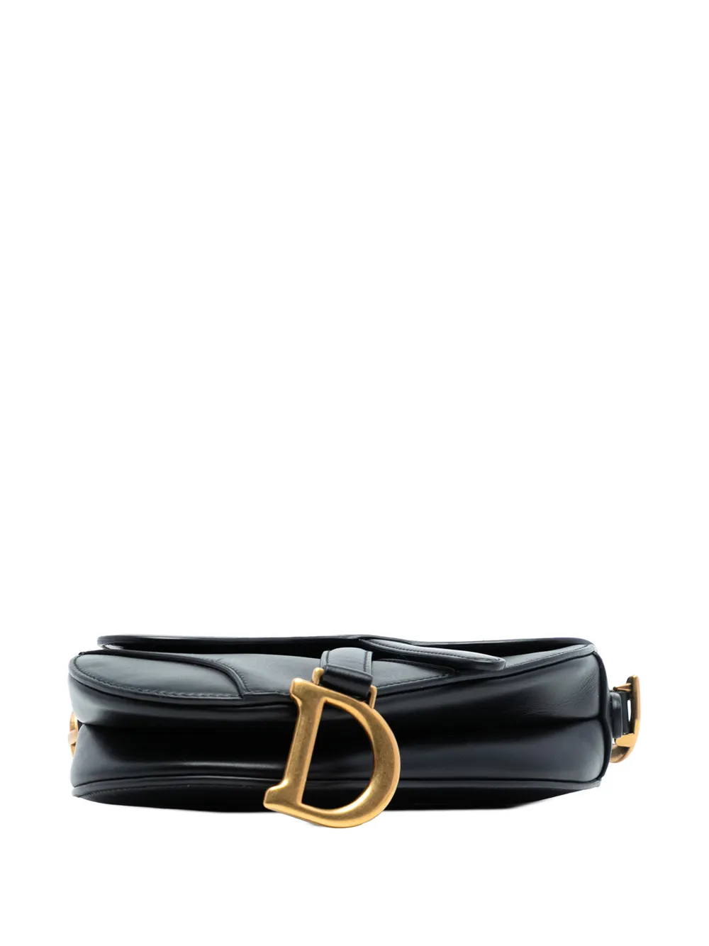 2018 Mini Smooth Calfskin Saddle Bag Satchel