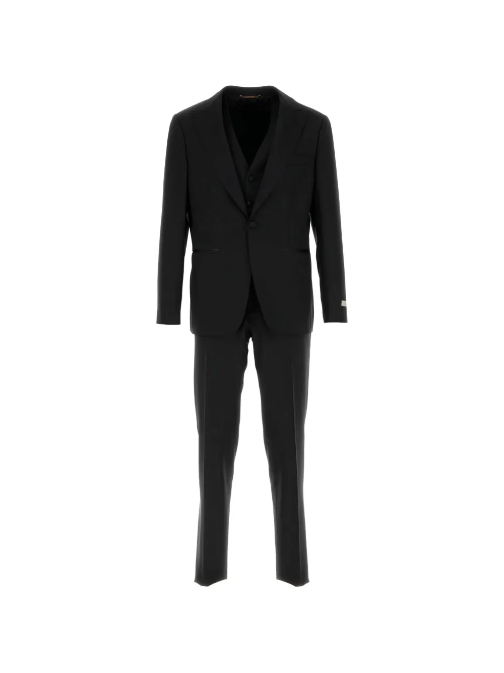 Canali single-breasted suit - Nero