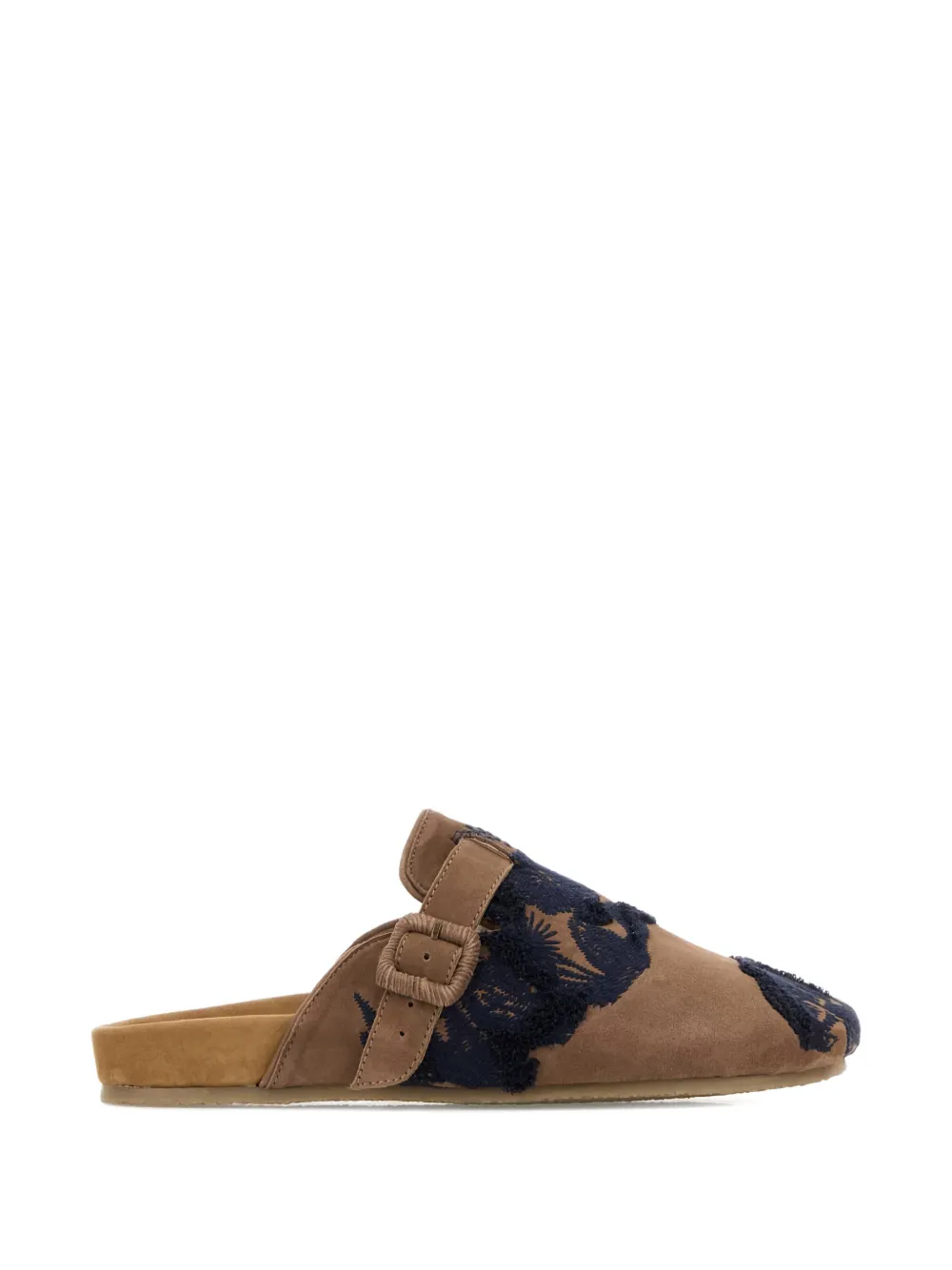 Baziszt Minster suede mules - Marrone