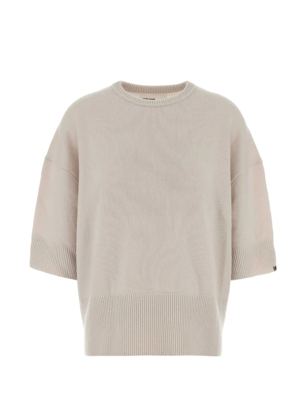 extreme cashmere short-sleeve cashmere sweater - Toni neutri