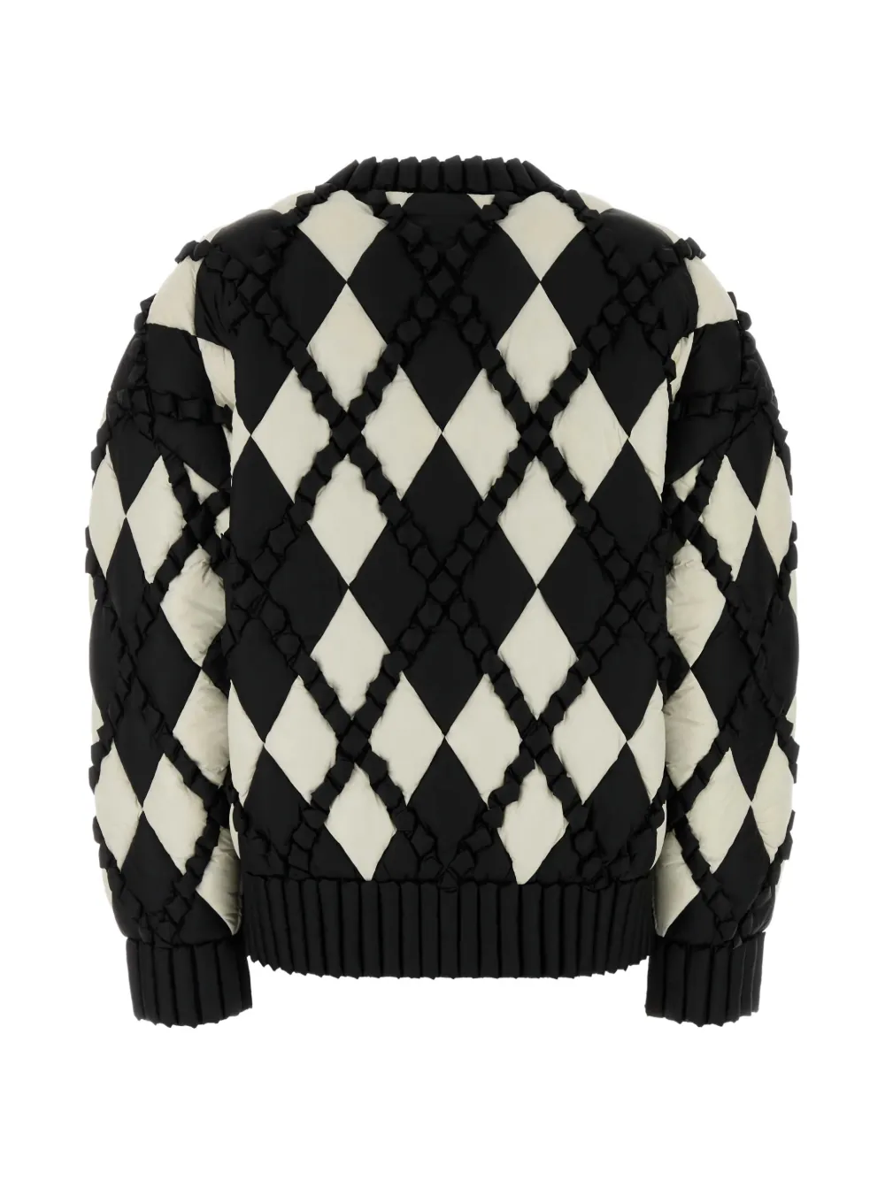  Raxxy Two-tone Puffer Jacket - Black 