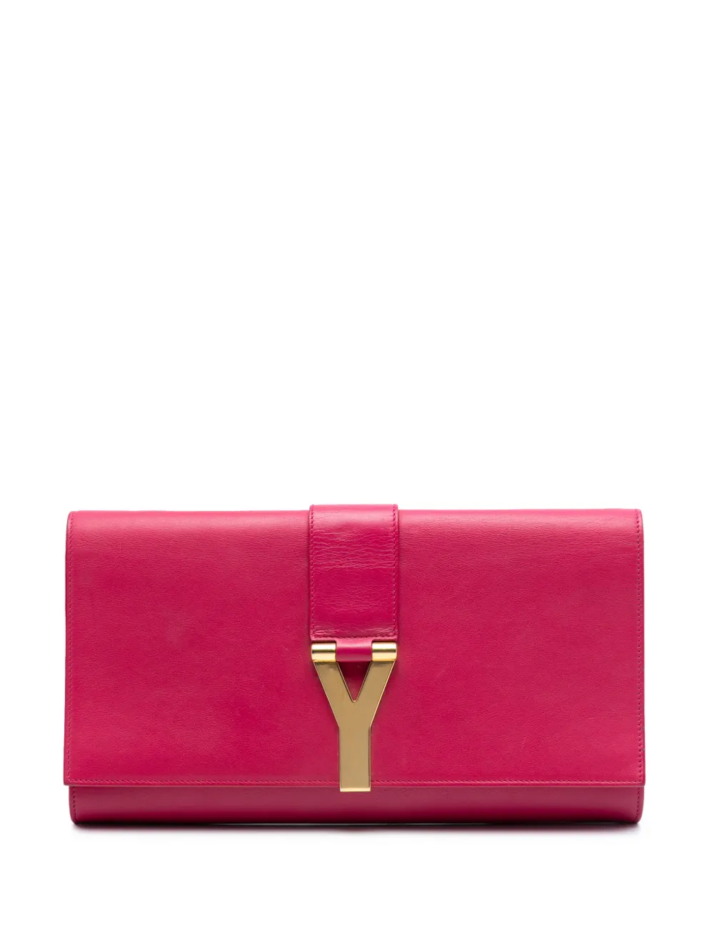 Saint Laurent Pre-Owned Clutch in pelle Chyc Ligne in pelle 2013-2025 - Rosa