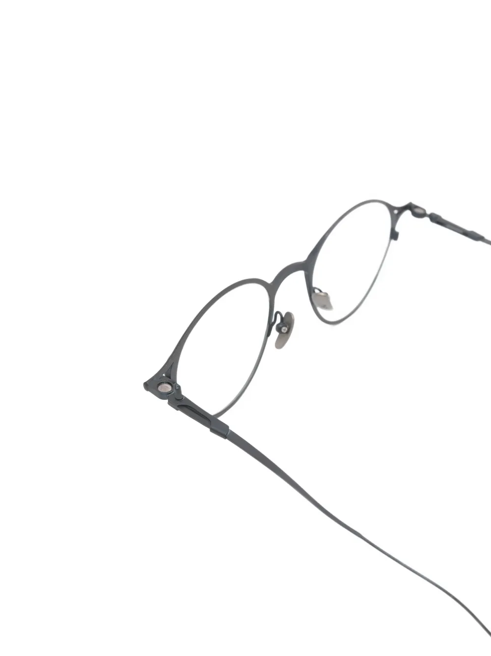  Rigards Round-frame Glasses - Black 