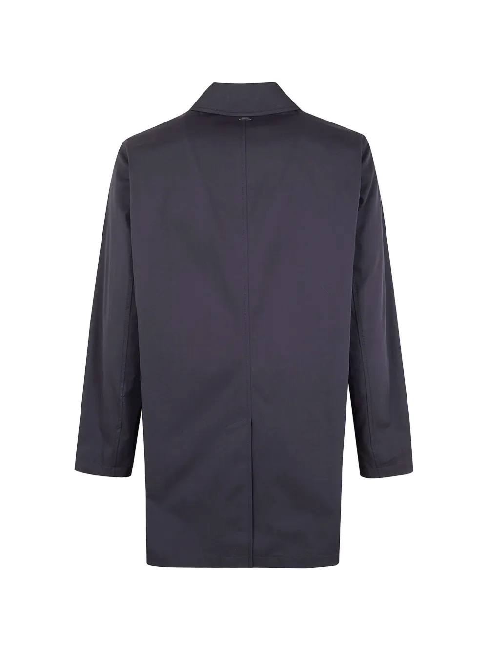 Herno Buttoned Coat In Blue