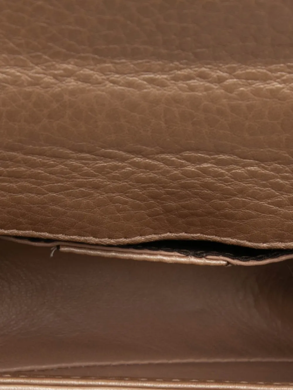 2000-2015 Mini Metallic Leather Bamboo Night Satchel