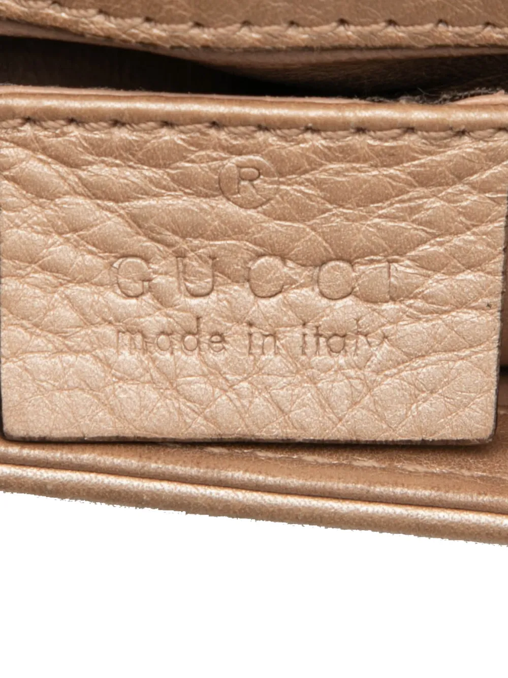 2000-2015 Mini Metallic Leather Bamboo Night Satchel