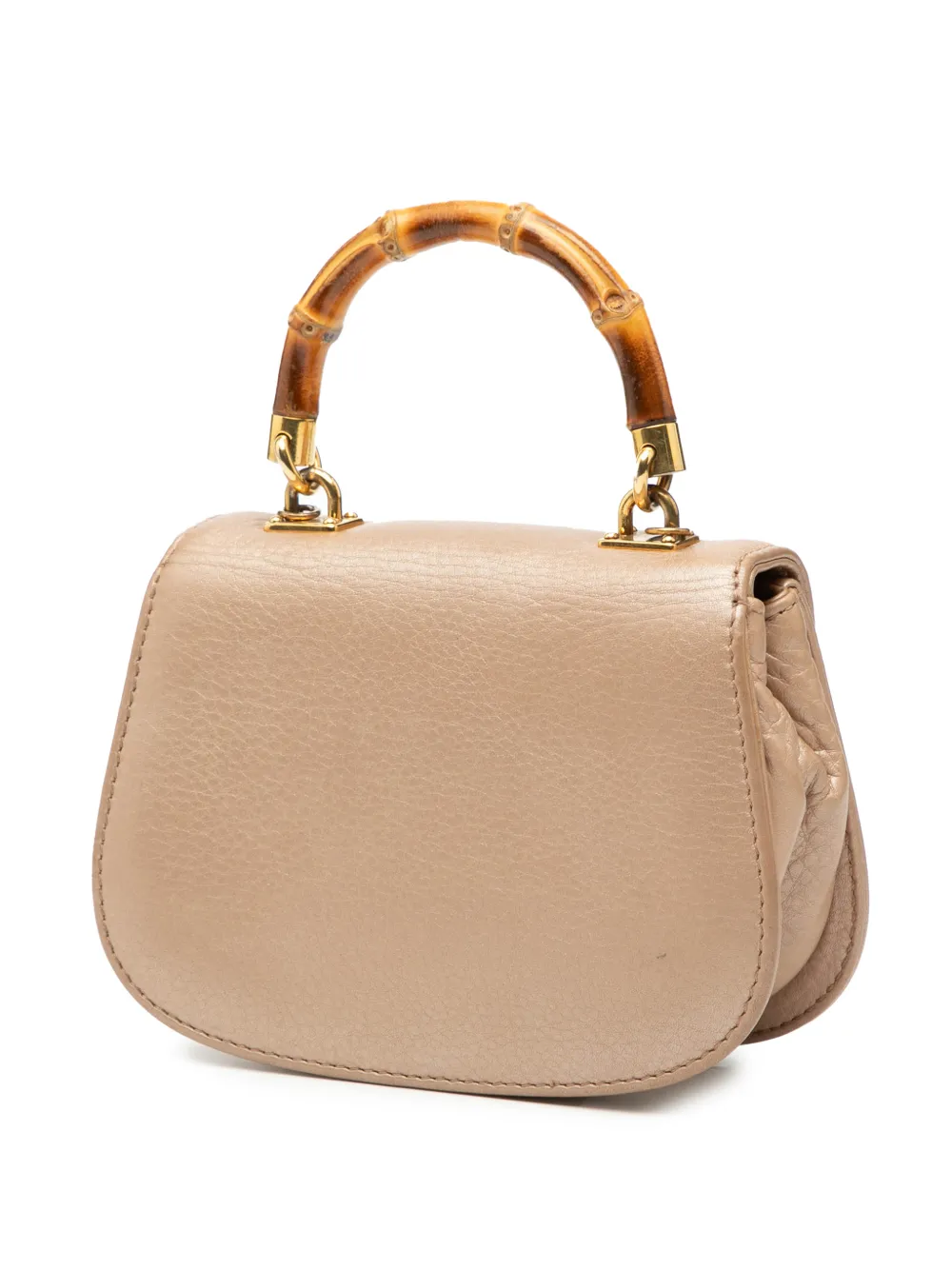2000-2015 Mini Metallic Leather Bamboo Night Satchel