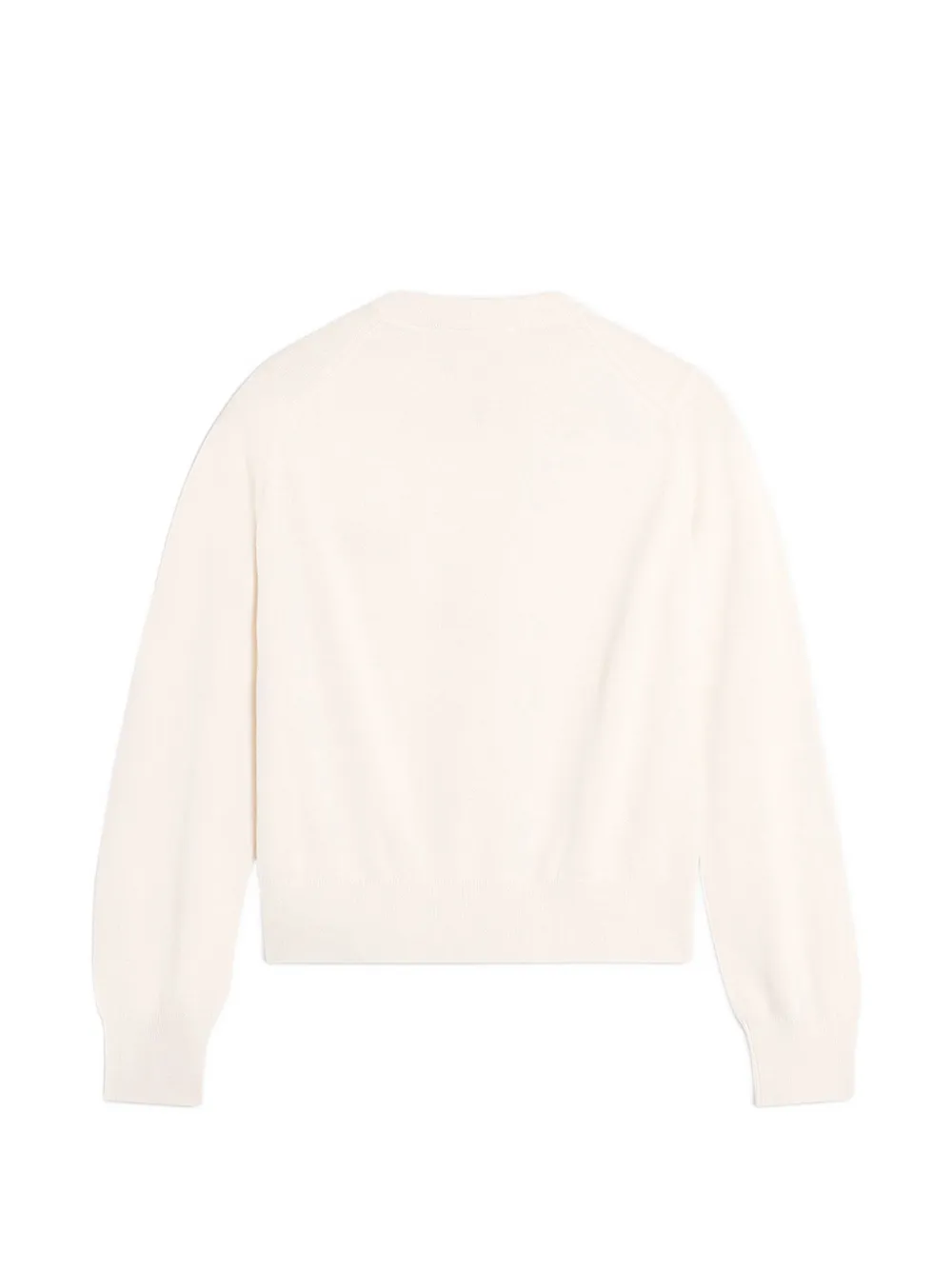 Fox-Motif Buttoned Cardigan