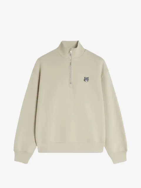 Maison Kitsuné zip logo sweatshirt