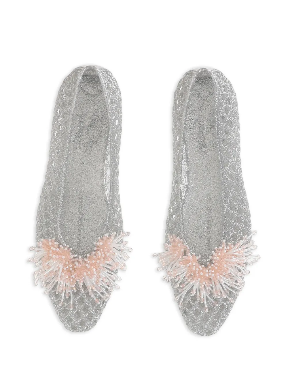 HEAVENLY JELLY Vow metallic ballerina's Zilver