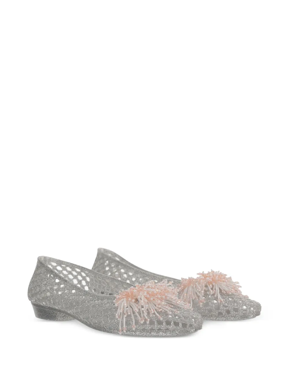 HEAVENLY JELLY Vow metallic ballerina's Zilver
