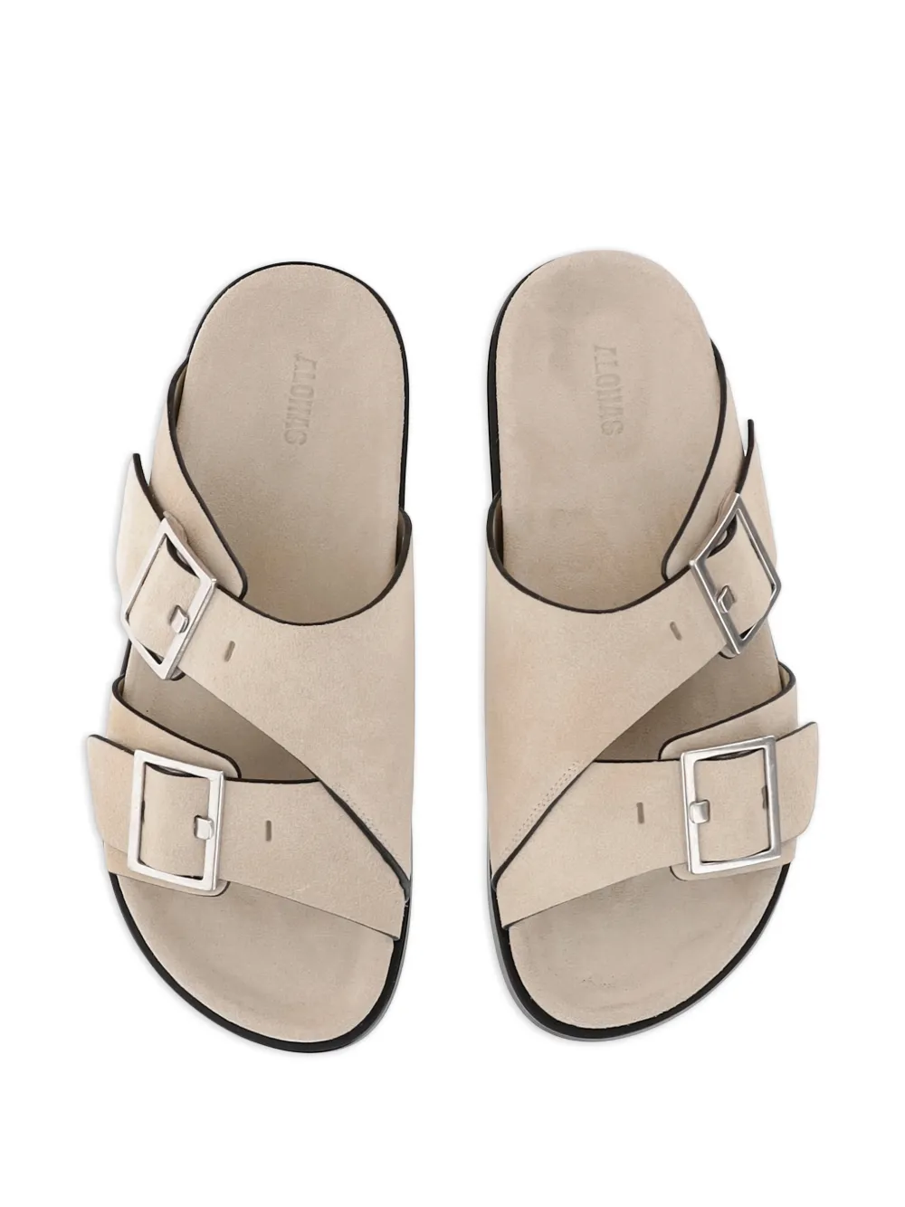 ALOHAS Alba sandalen met gesp Beige
