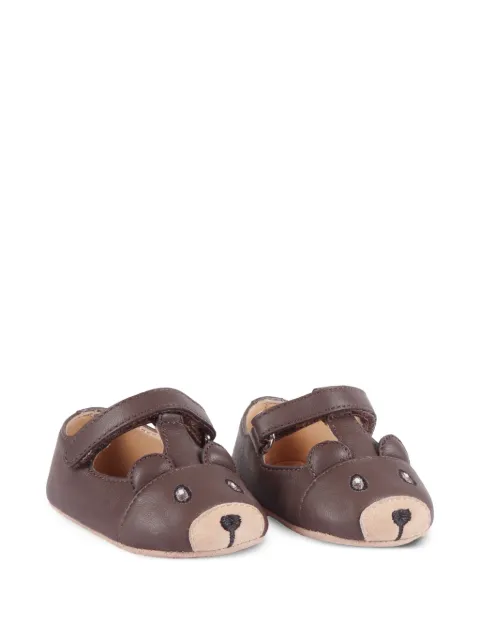 Fendi Kids bear-motif touch-strap sandals