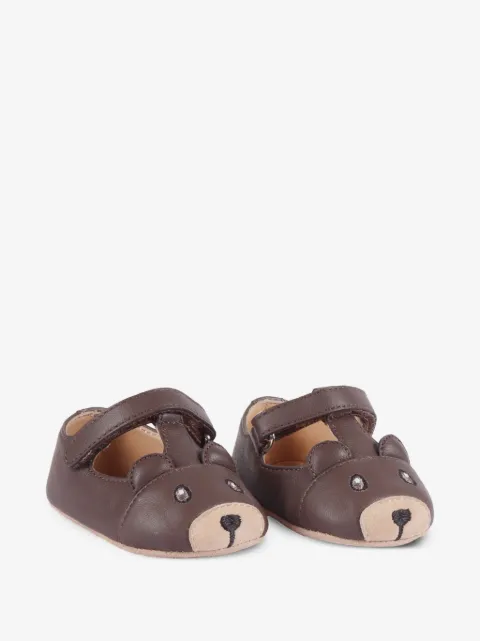 Fendi Kids bear-motif touch-strap sandals