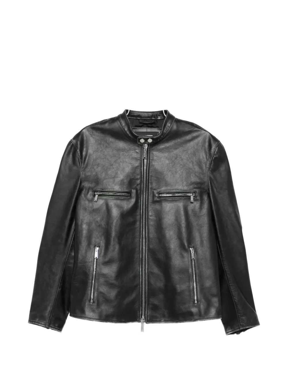 DSQUARED2 Bad Boy zip-up leather jacket - Nero
