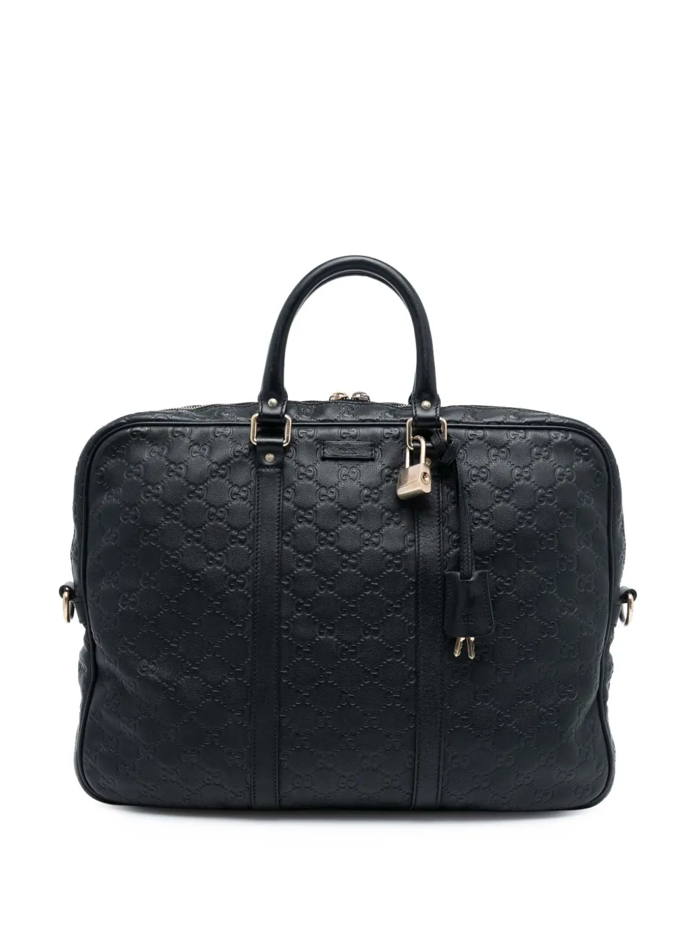 Gucci Pre-Owned 2016-2025 Guccissima business bag - Nero