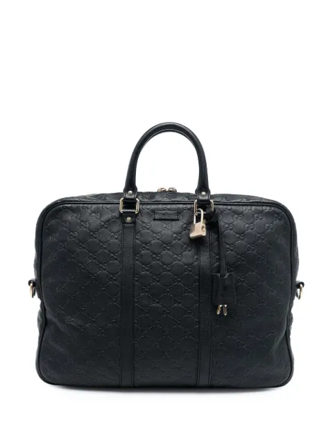 Gucci Pre-Owned 2016-2025 Guccissima business bag