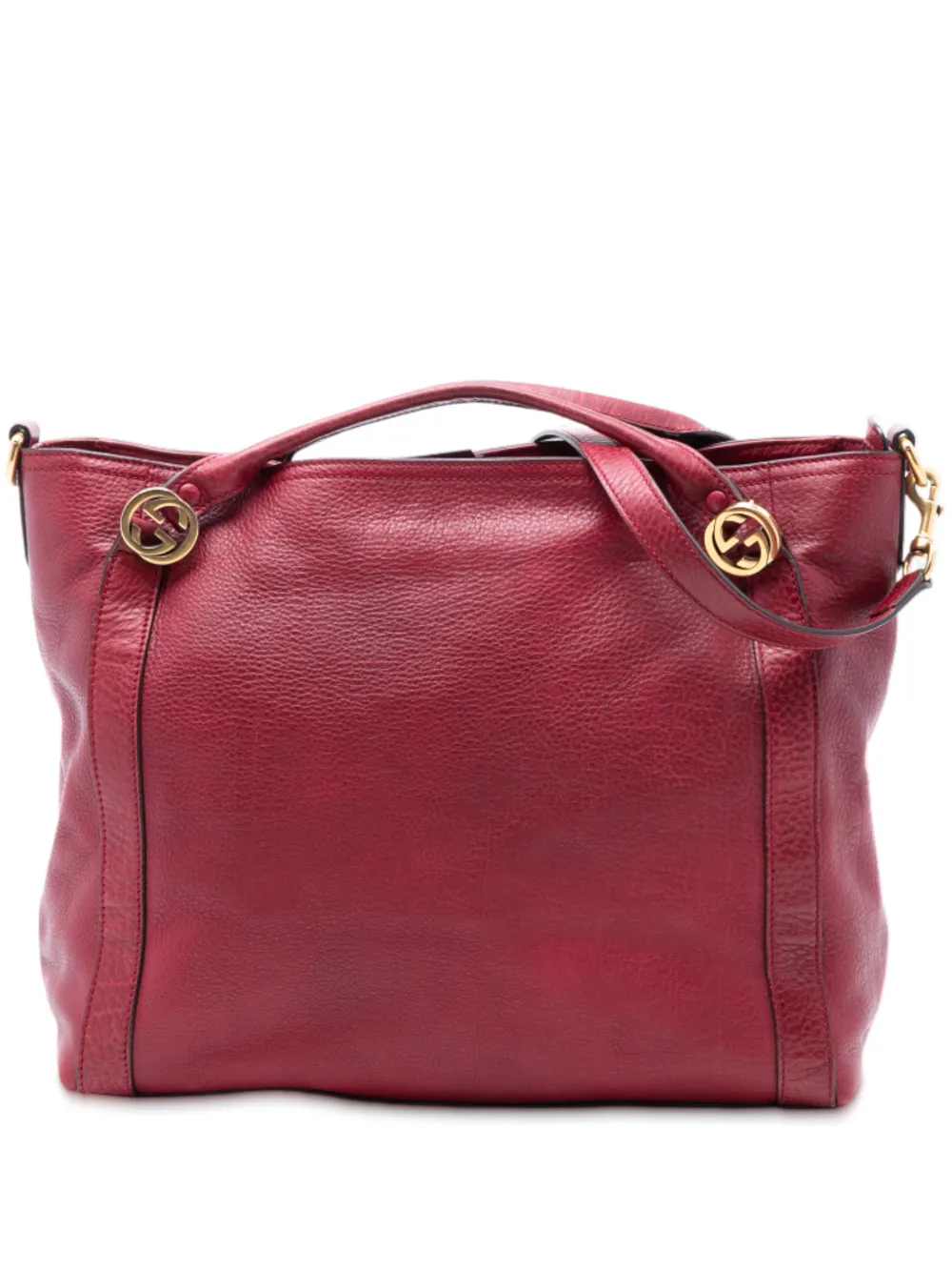 Gucci Pre-Owned 2016-2025 Medium Leather Miss GG satchel - Rosso