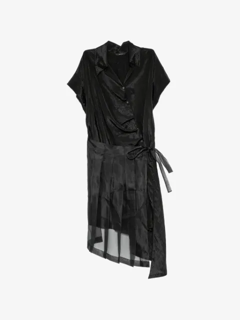 GAZ DE LIN tied-waist midi dress