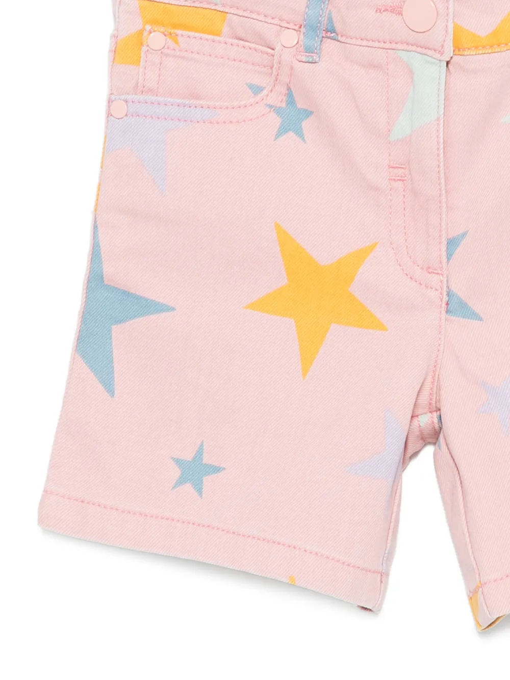 Stella McCartney Kids Shorts met sterrenpatroon Roze