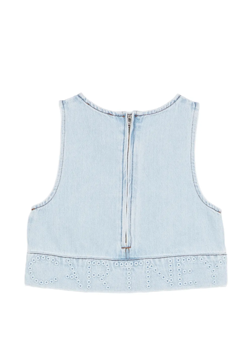  Stella Mccartney Kids Eyelet Detailing Blouse - Blue 