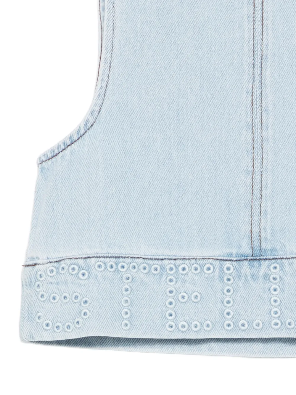  Stella Mccartney Kids Eyelet Detailing Blouse - Blue 