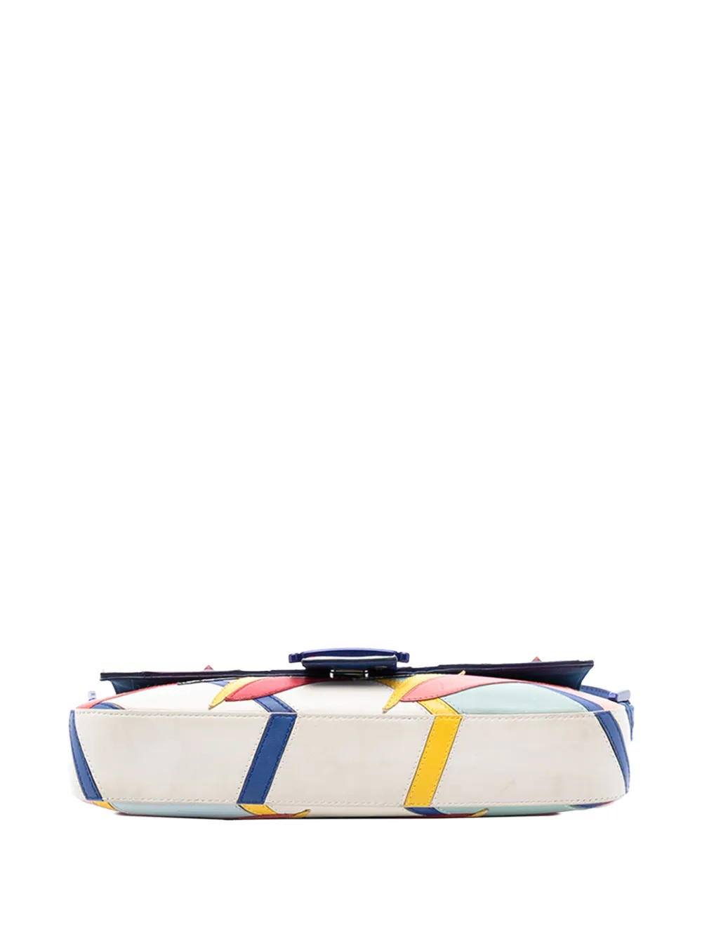 2010-2025 Patchwork Leather Qutweet Bird Baguette Shoulder Bag