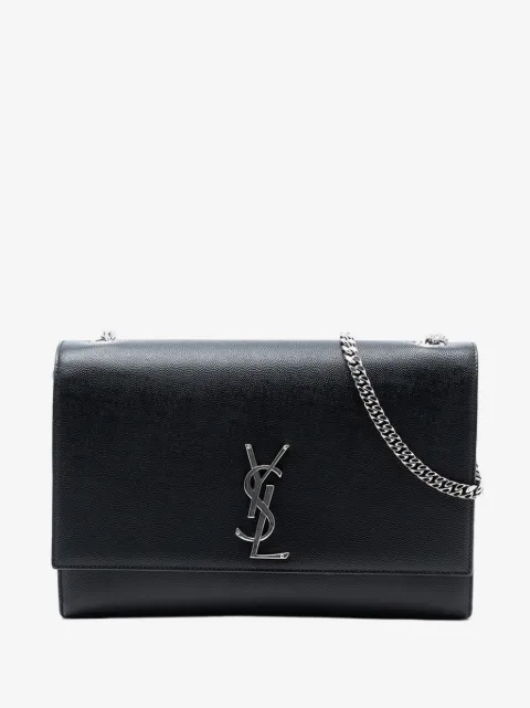 Saint Laurent Pre-Owned 2017 Medium Grain De Poudre Leather Monogram Kate crossbody bag