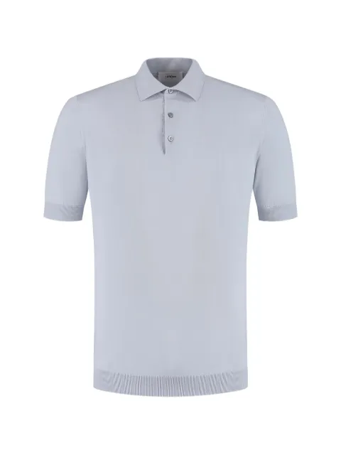 Lardini Fijngebreid poloshirt