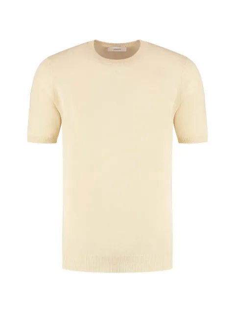 Lardini suéter con mangas cortas y cuello redondo