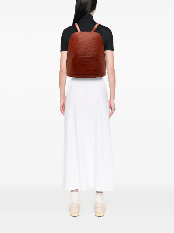 Louis Vuitton Pre-Owned 1996 Epi Gobelins Backpack | Brown  display picture 1