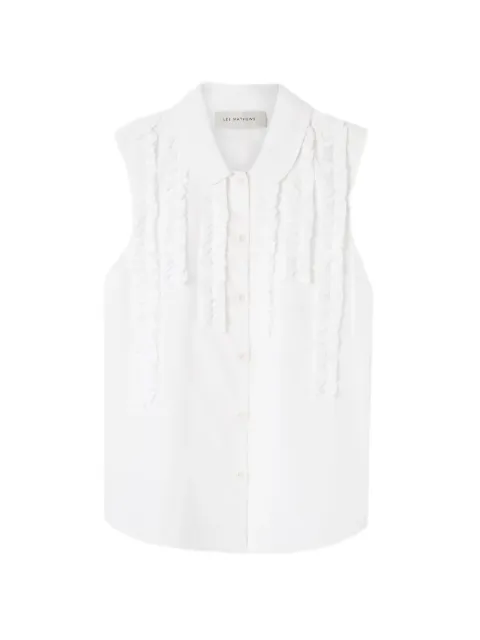 Lee Mathews Charlotte ruffled shirt