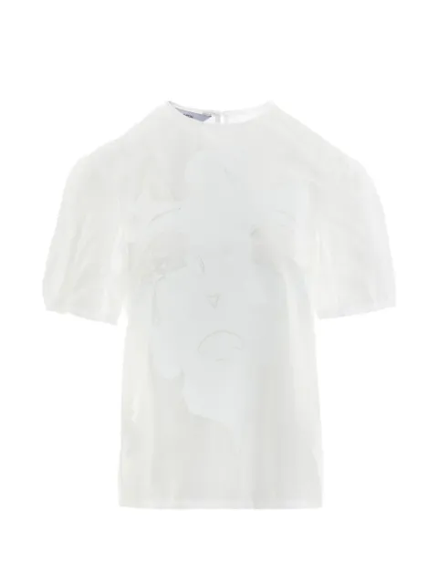 pushBUTTON T-Shirt mit Puffärmeln