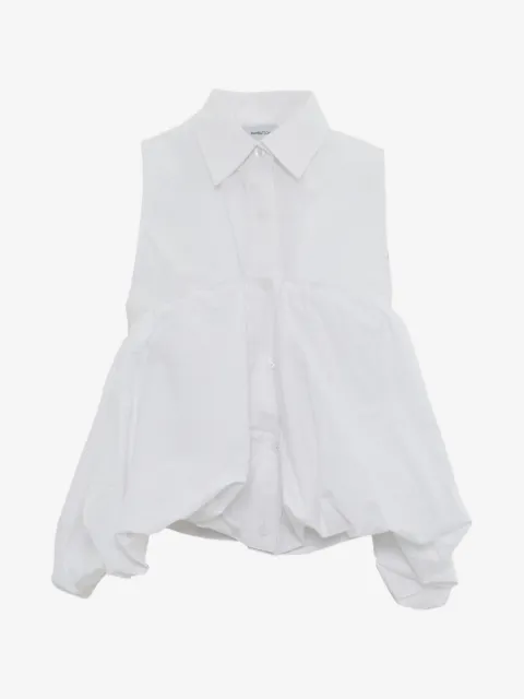 pushBUTTON blusa fruncida